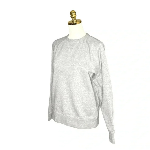 EVERLANE | The Unisex French Terry Crew Sweatshirt in Heathered Grey Size S - Picture 5 of 9